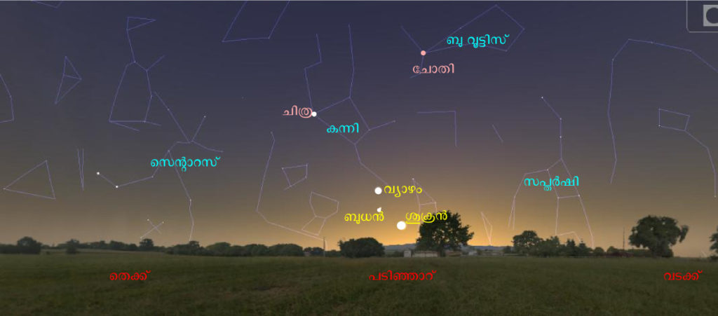 west sky